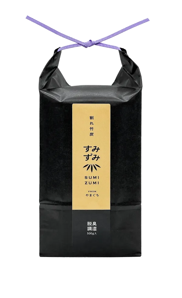 割れ竹炭すみずみ500g